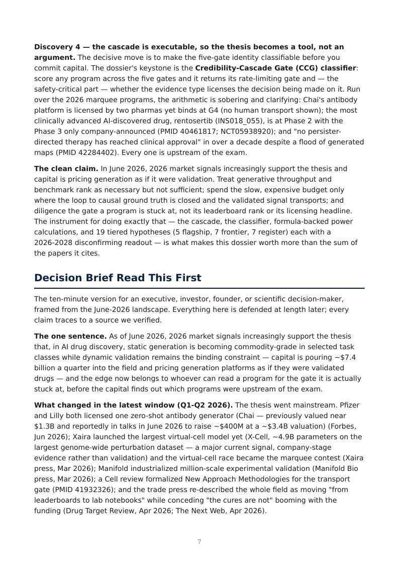 AI Biology Drug Discovery research report preview page 7