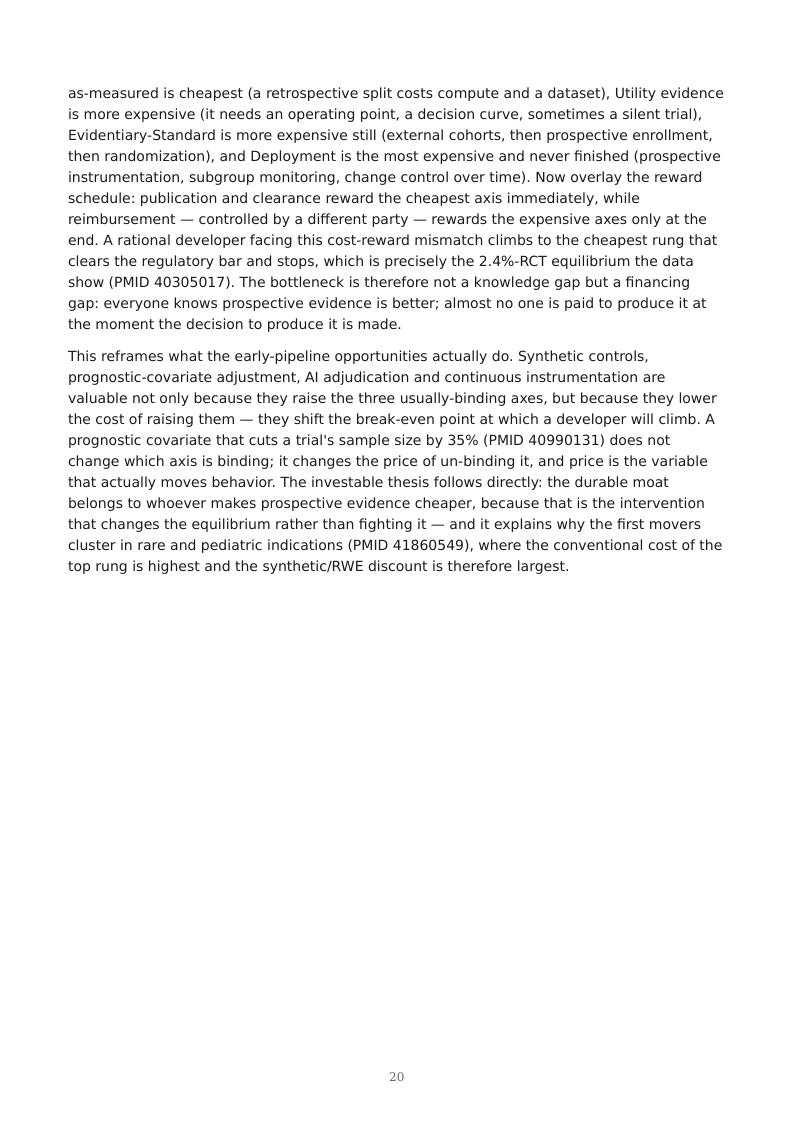 AI Clinical Validation & Digital Biomarkers research report preview page 20