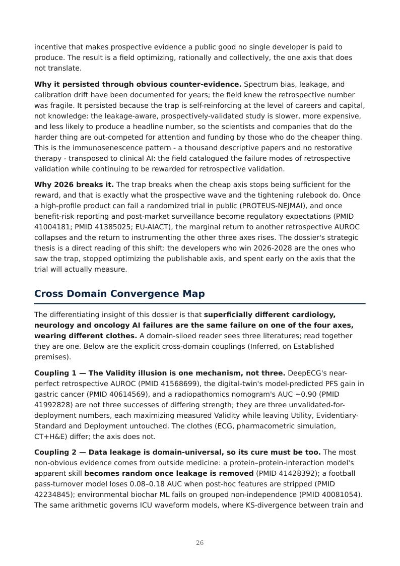 AI Clinical Validation & Digital Biomarkers research report preview page 26