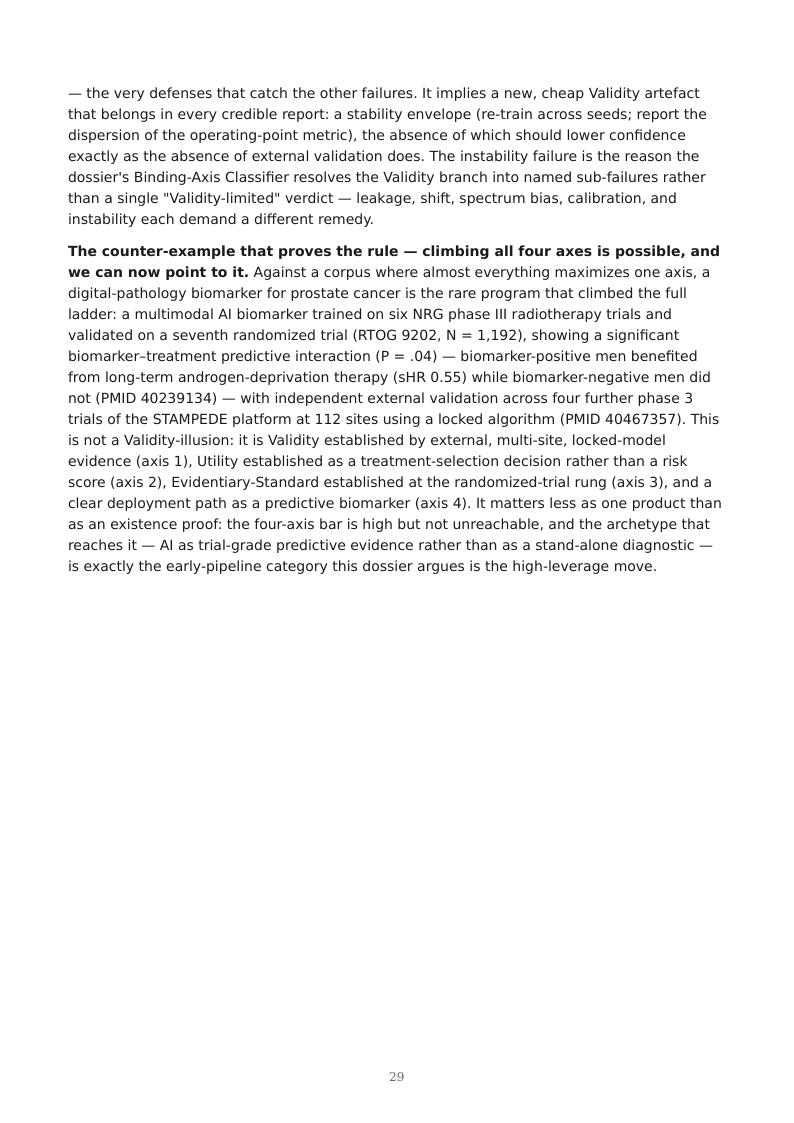 AI Clinical Validation & Digital Biomarkers research report preview page 29