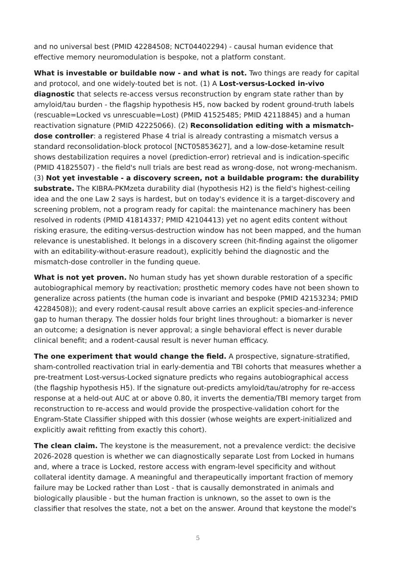 Engineering Memory research report preview page 5