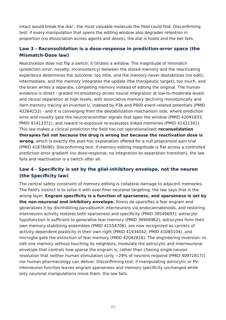 Engineering Memory research report preview page 20