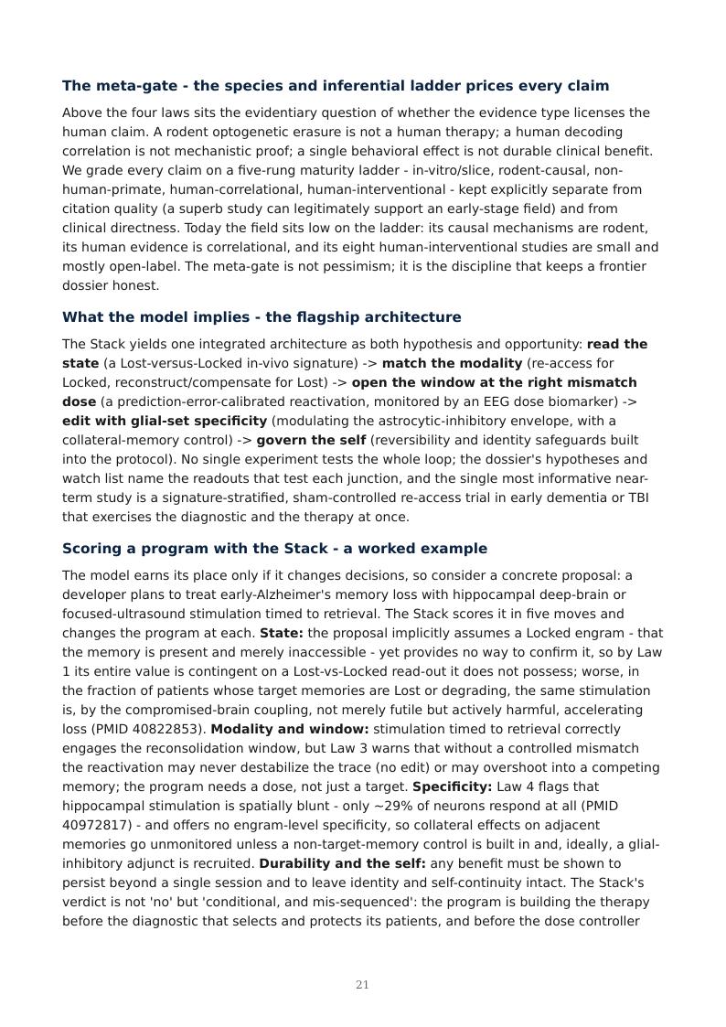 Engineering Memory research report preview page 21