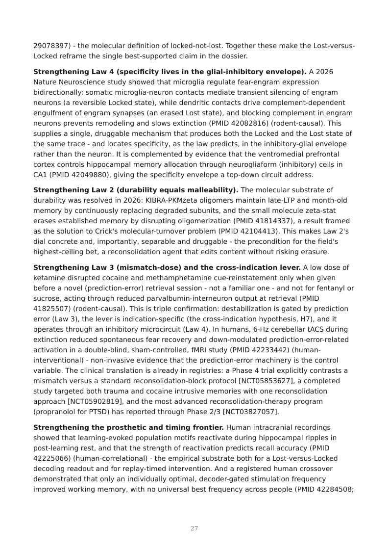 Engineering Memory research report preview page 27