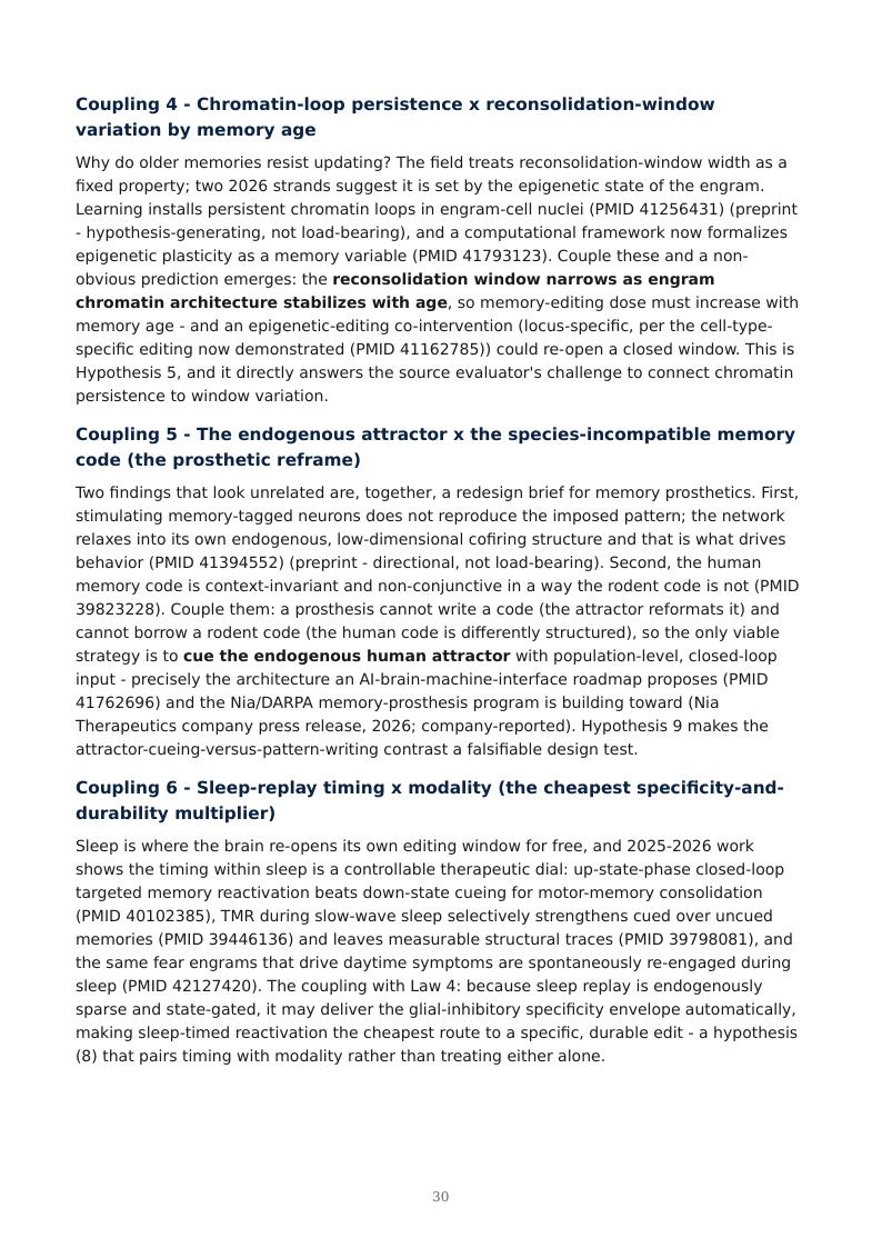 Engineering Memory research report preview page 30