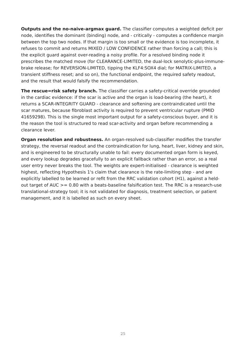 Fibrosis as Failed Resolution research report preview page 25