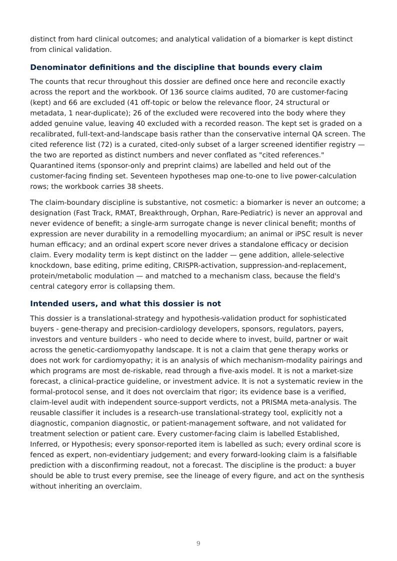 Genetic Cardiomyopathy Precision Therapies research report preview page 9