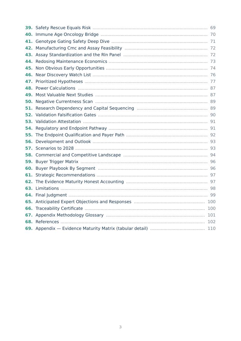 Immune Aging Supply Chain research report preview page 3