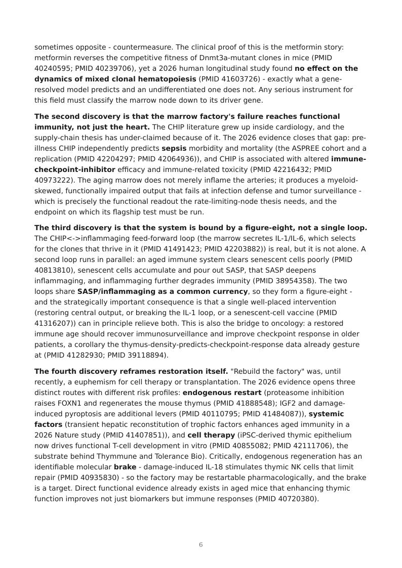 Immune Aging Supply Chain research report preview page 6