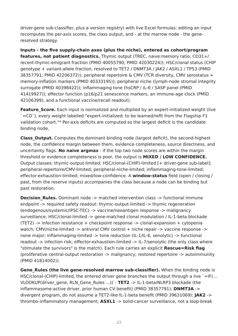 Immune Aging Supply Chain research report preview page 23