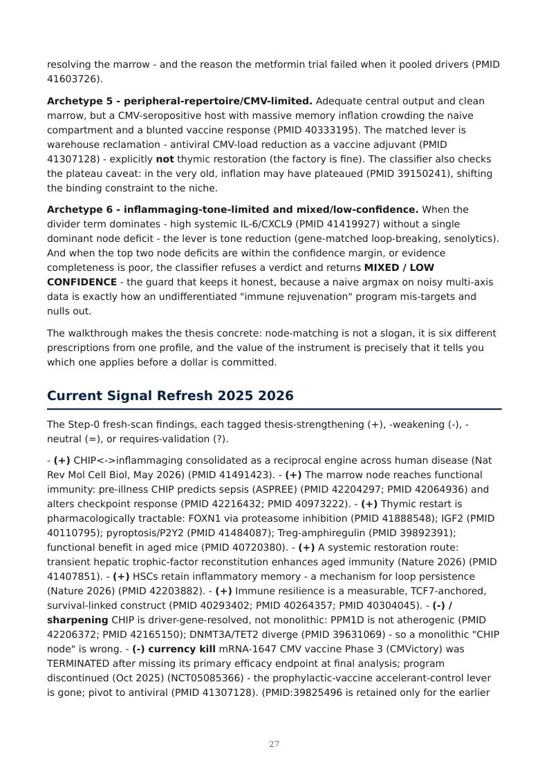 Immune Aging Supply Chain research report preview page 27