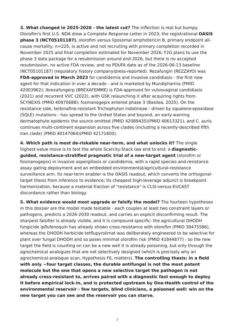 Invasive Fungal Disease & Antifungal Resistance research report preview page 5