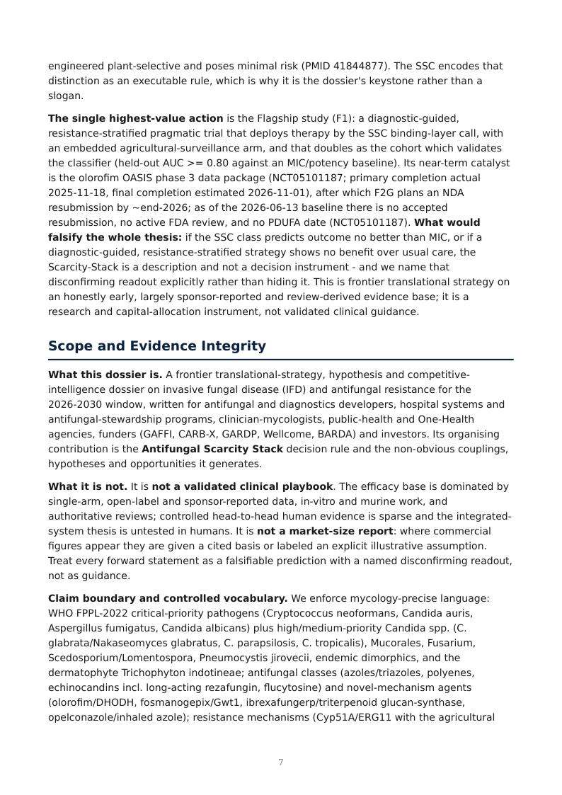 Invasive Fungal Disease & Antifungal Resistance research report preview page 7