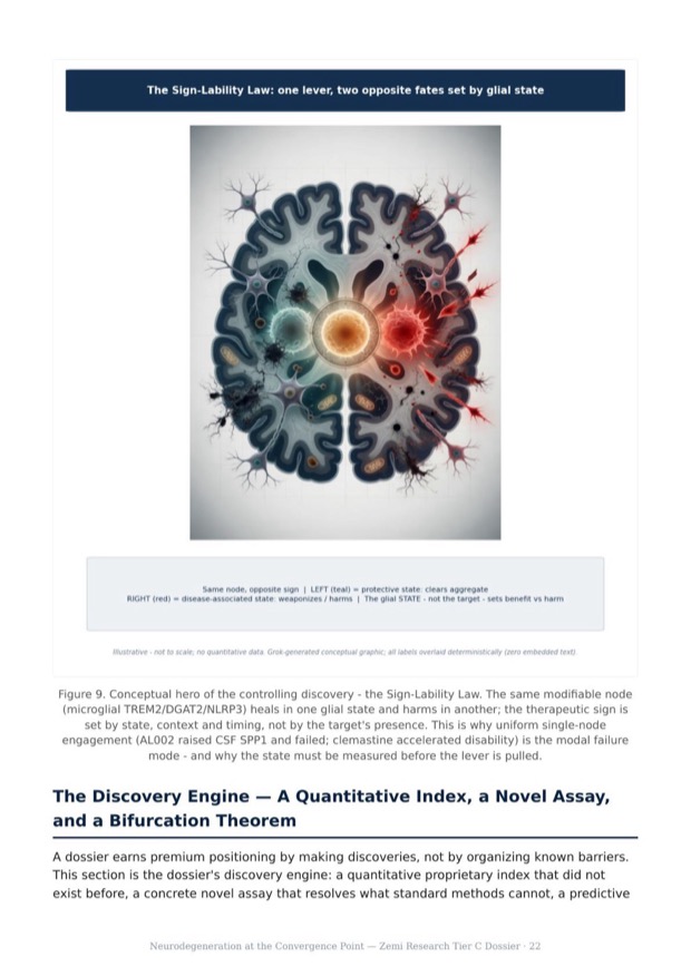 Neurodegeneration Convergence research report preview page 22