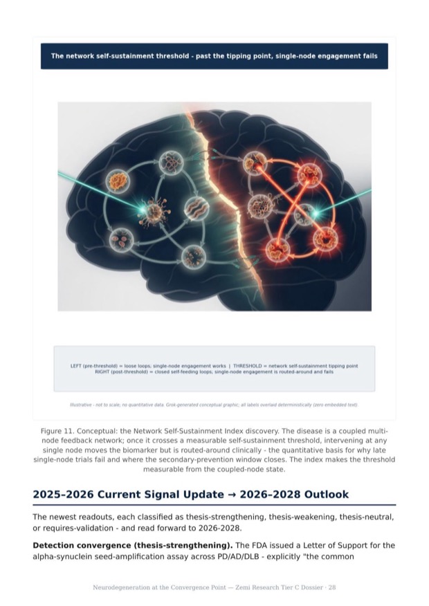 Neurodegeneration Convergence research report preview page 28