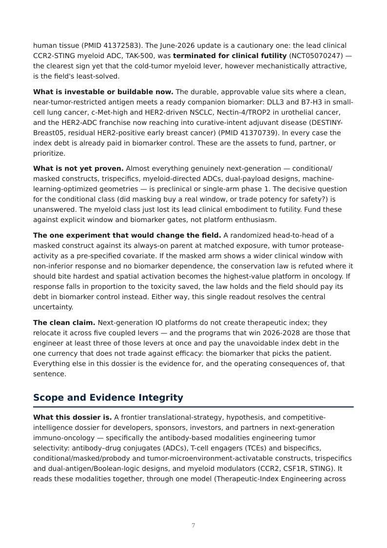 Next-Generation Immuno-Oncology Platforms research report preview page 7