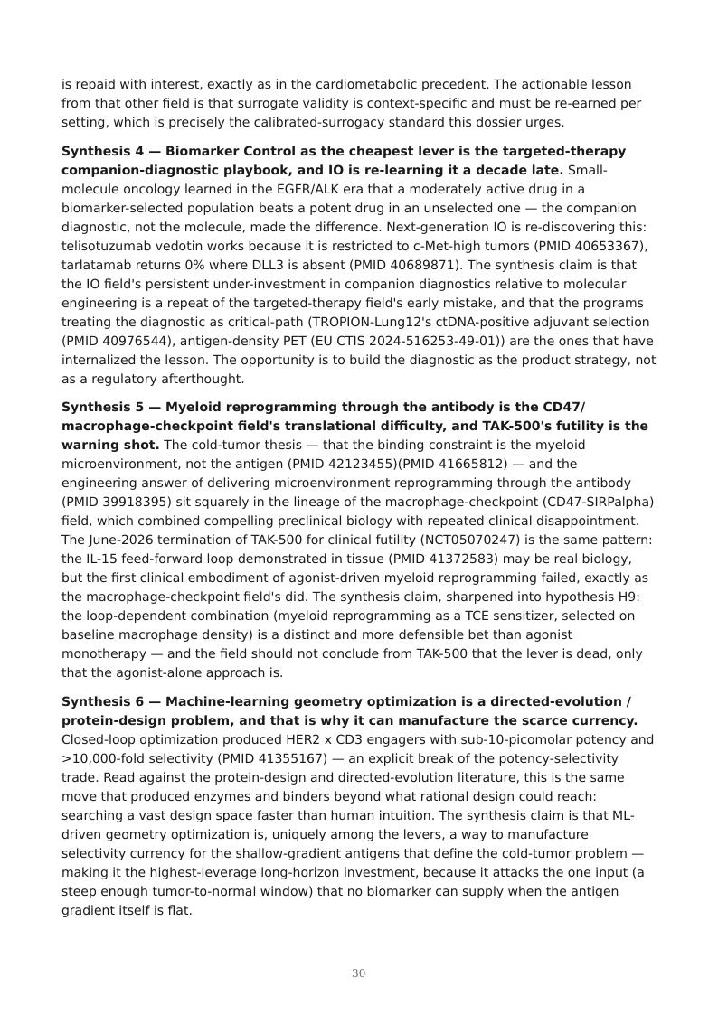 Next-Generation Immuno-Oncology Platforms research report preview page 30