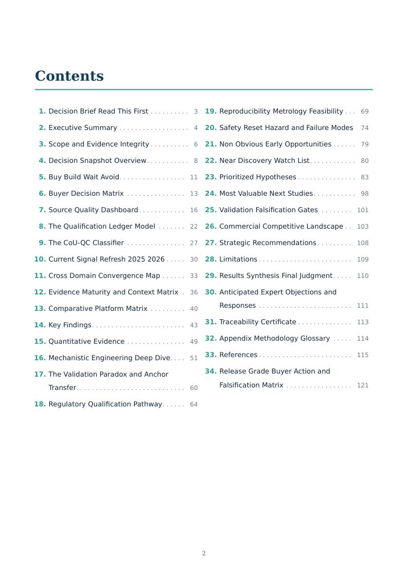Organ-on-Chip / NAM Qualification research report preview page 2
