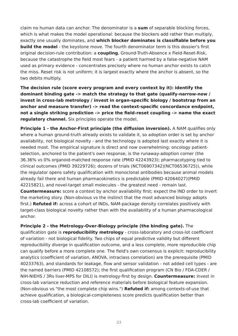 Organ-on-Chip / NAM Qualification research report preview page 23