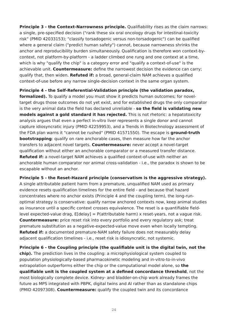 Organ-on-Chip / NAM Qualification research report preview page 24