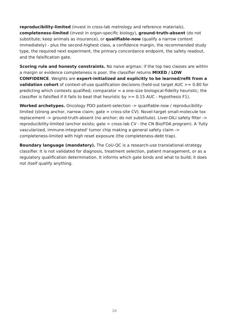 Organ-on-Chip / NAM Qualification research report preview page 28