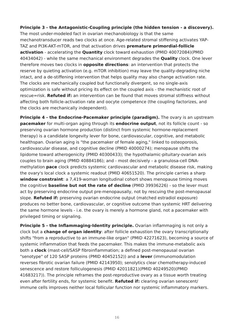 Ovarian Aging Multi-Clock research report preview page 16