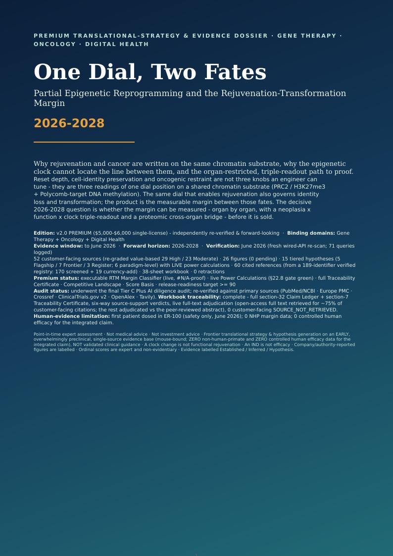 Partial Epigenetic Reprogramming research report preview page 1