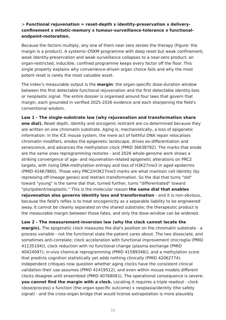 Partial Epigenetic Reprogramming research report preview page 15