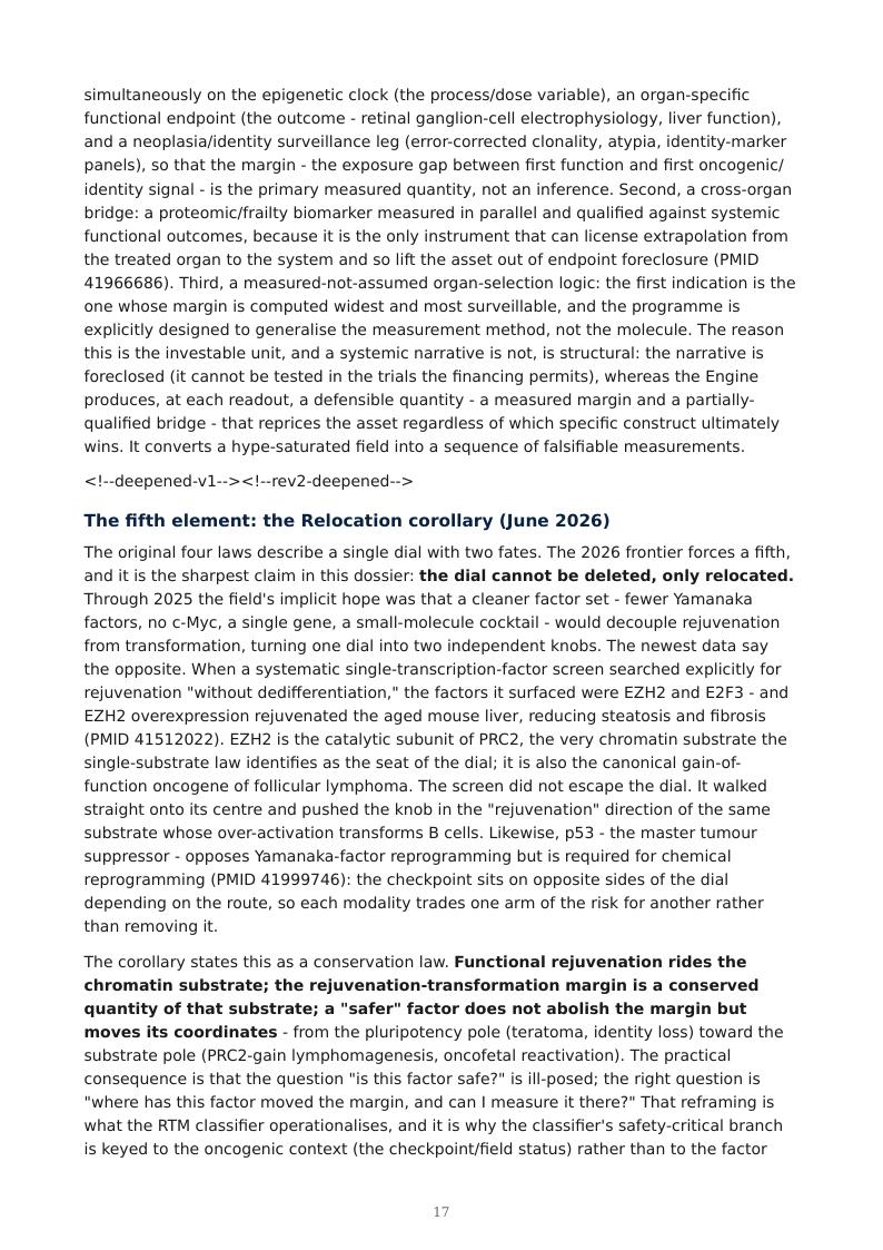 Partial Epigenetic Reprogramming research report preview page 17
