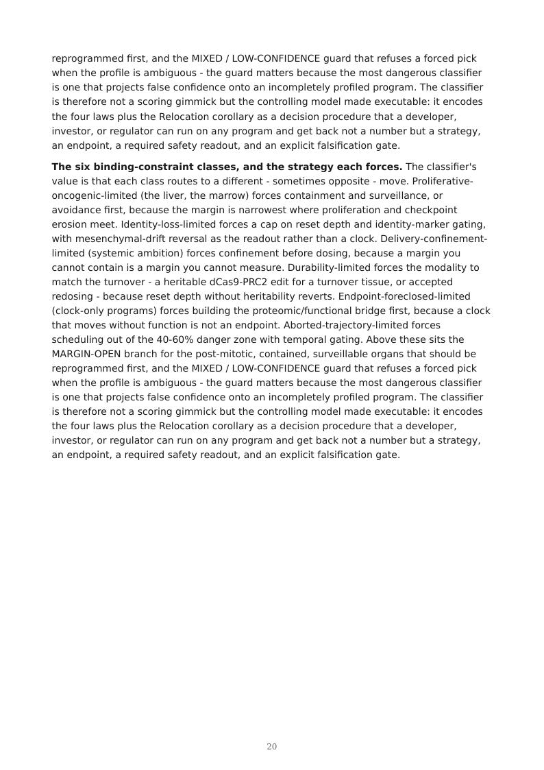 Partial Epigenetic Reprogramming research report preview page 20