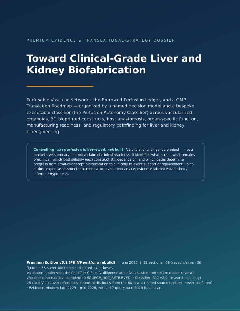 Perfusable Vascular Networks research report preview page 1