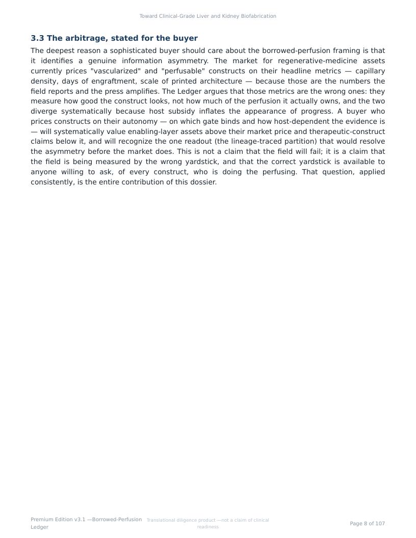 Perfusable Vascular Networks research report preview page 8