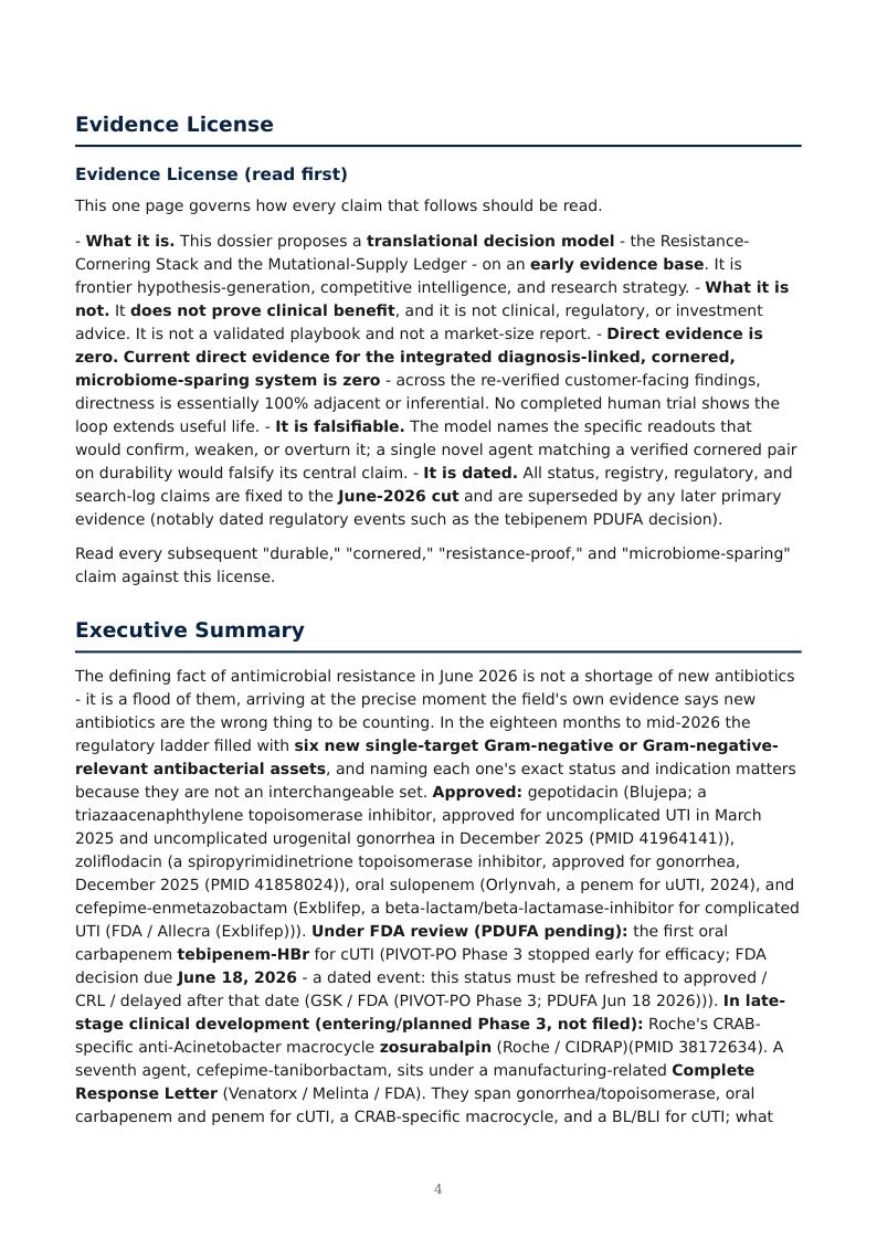 Precision AMR Countermeasures research report preview page 4