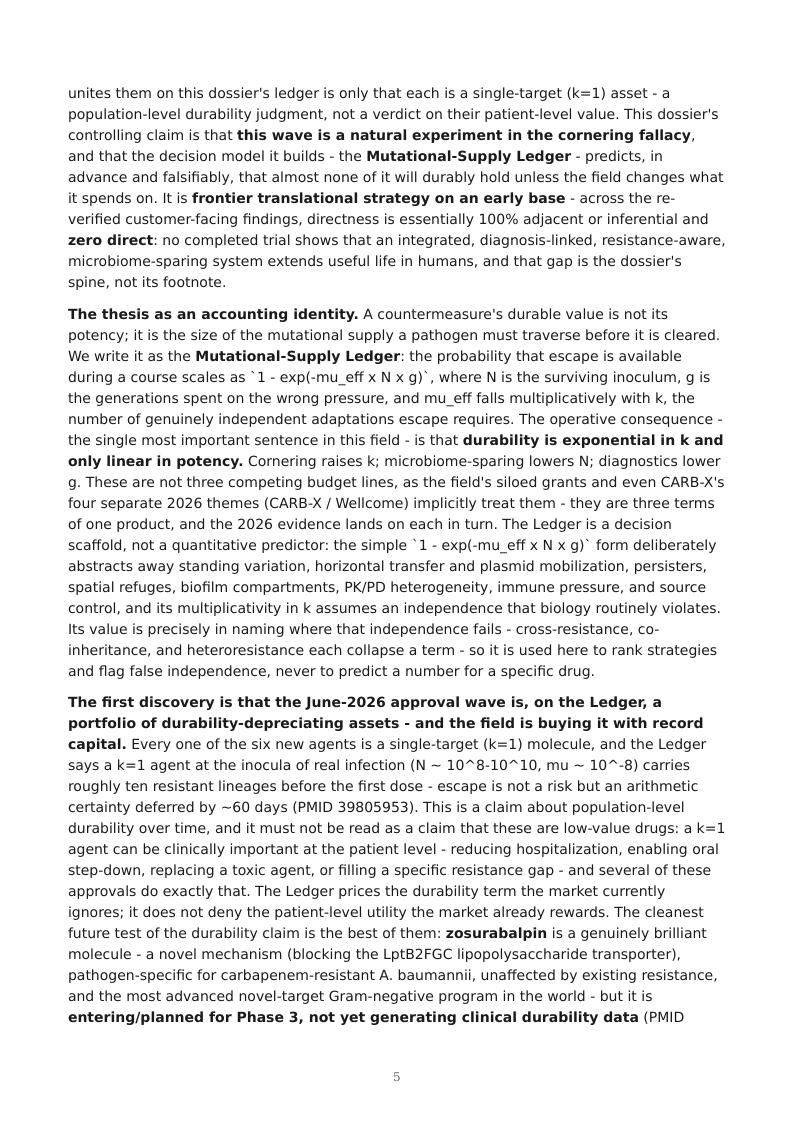 Precision AMR Countermeasures research report preview page 5