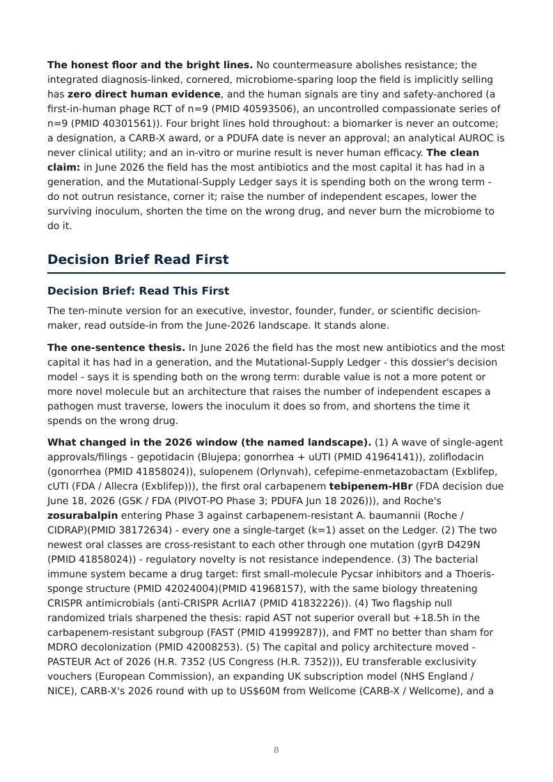Precision AMR Countermeasures research report preview page 8