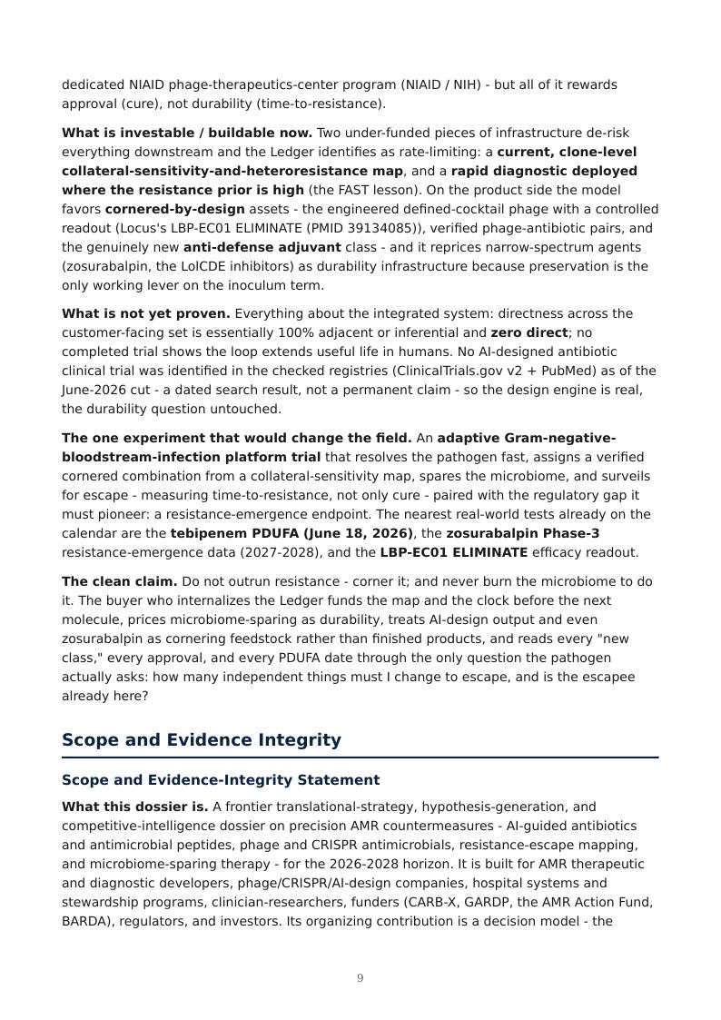 Precision AMR Countermeasures research report preview page 9