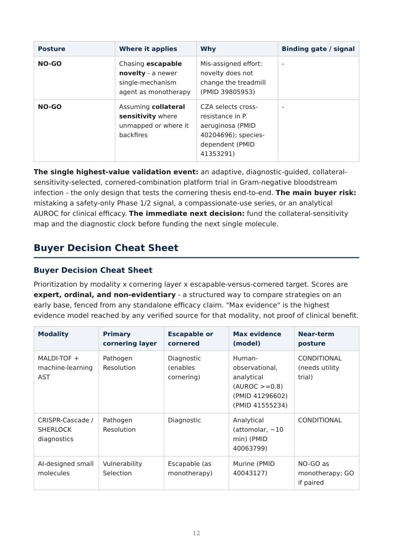 Precision AMR Countermeasures research report preview page 12