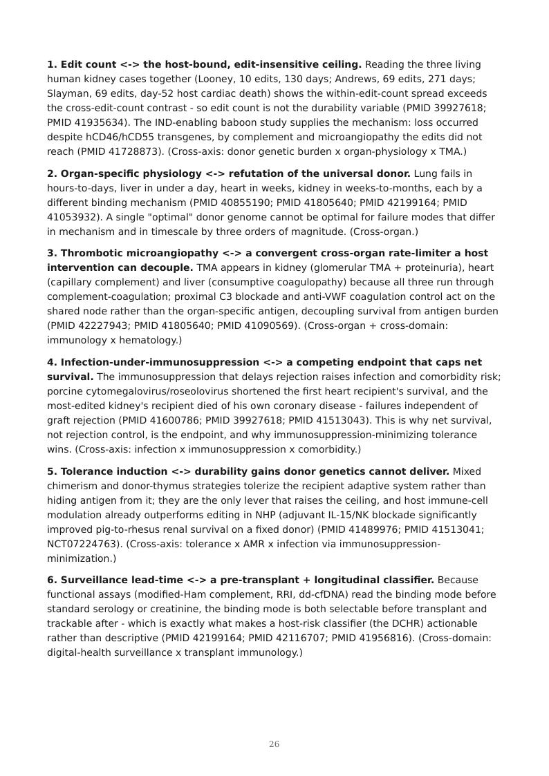 Xenotransplantation Durability Ceiling research report preview page 26