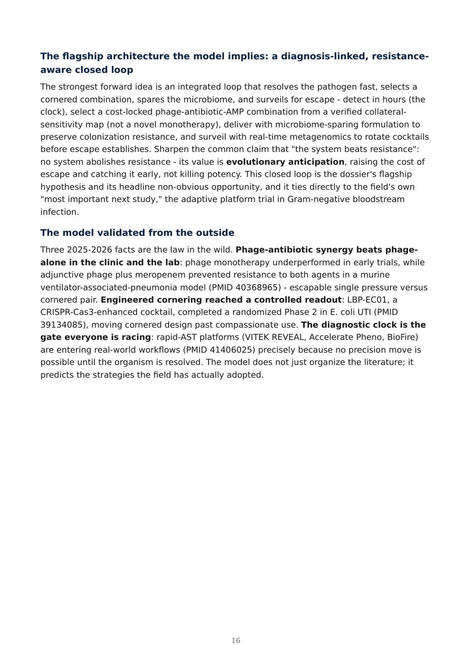 Precision AMR dossier — page 16