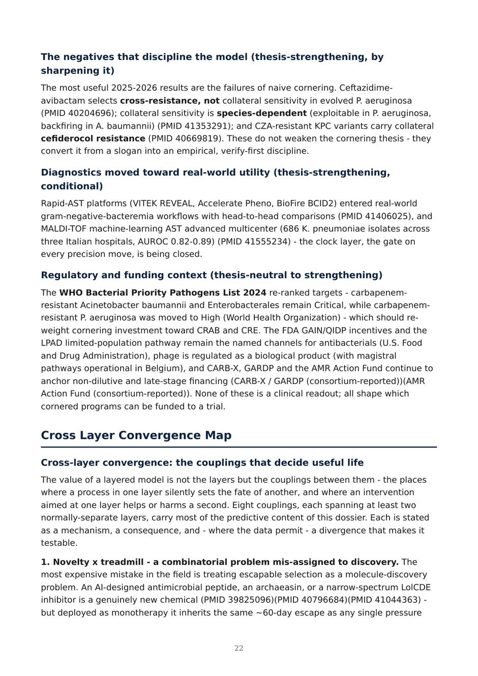 Precision AMR dossier — page 22