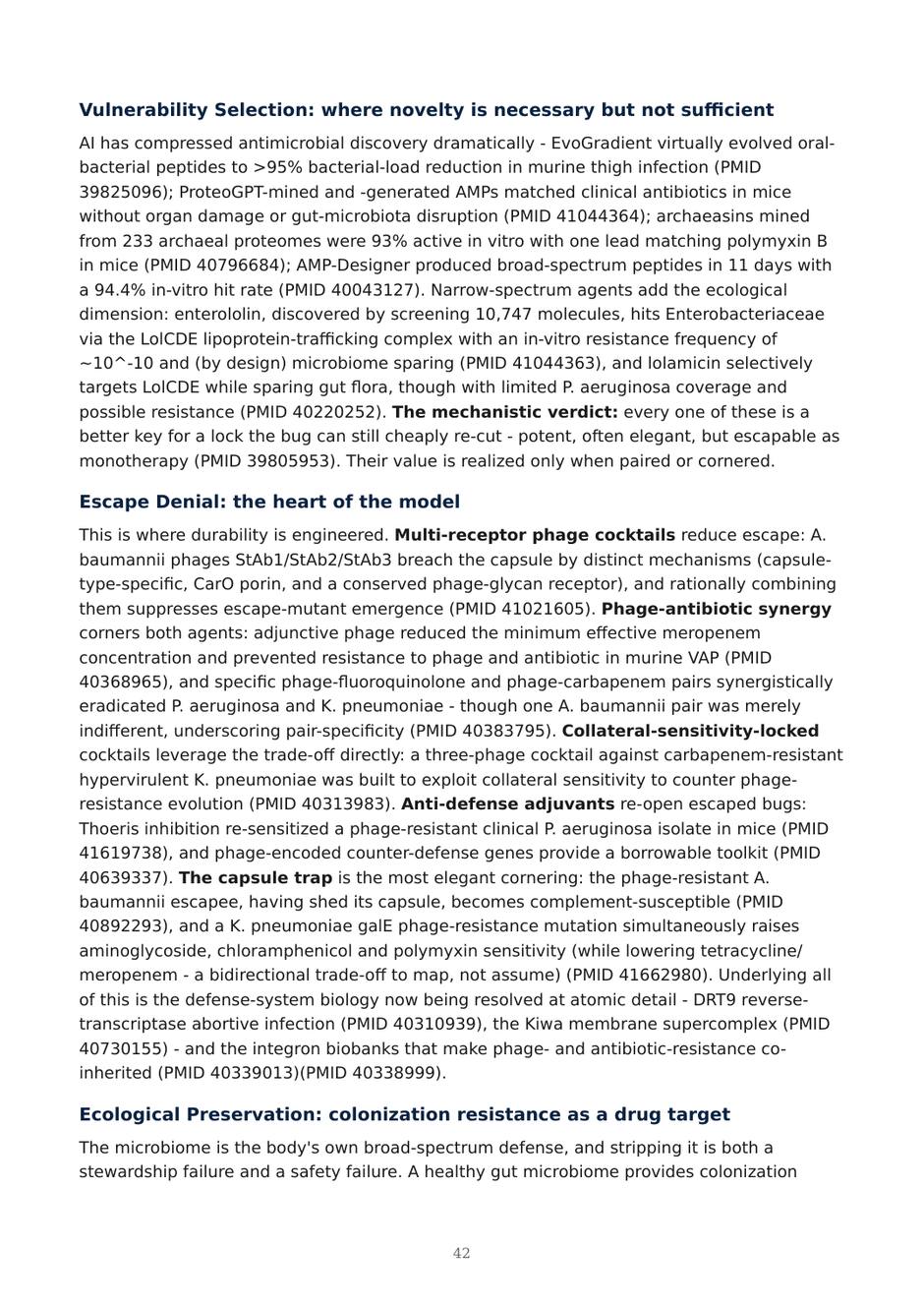 Precision AMR dossier — page 42