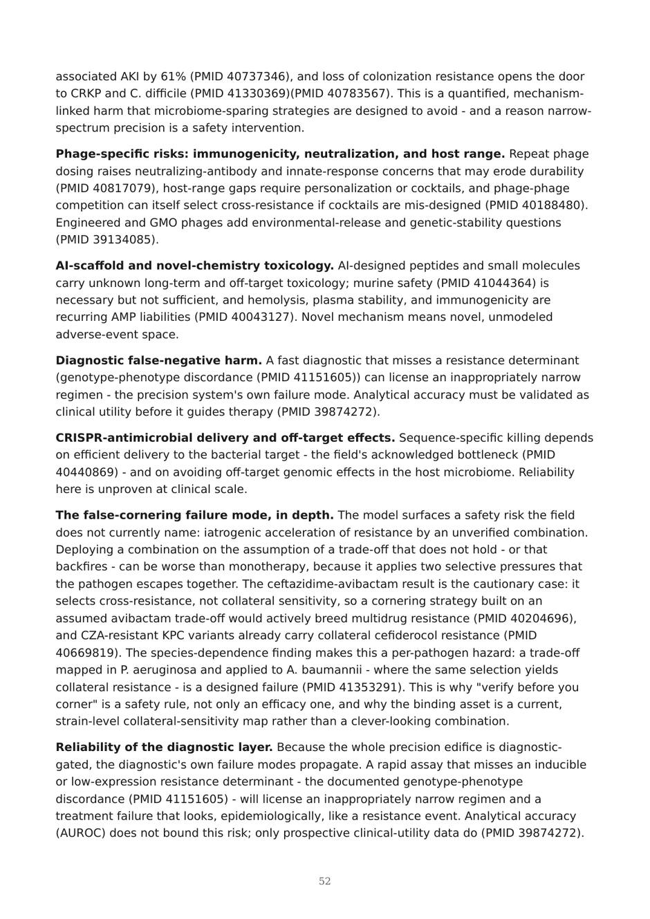 Precision AMR dossier — page 52