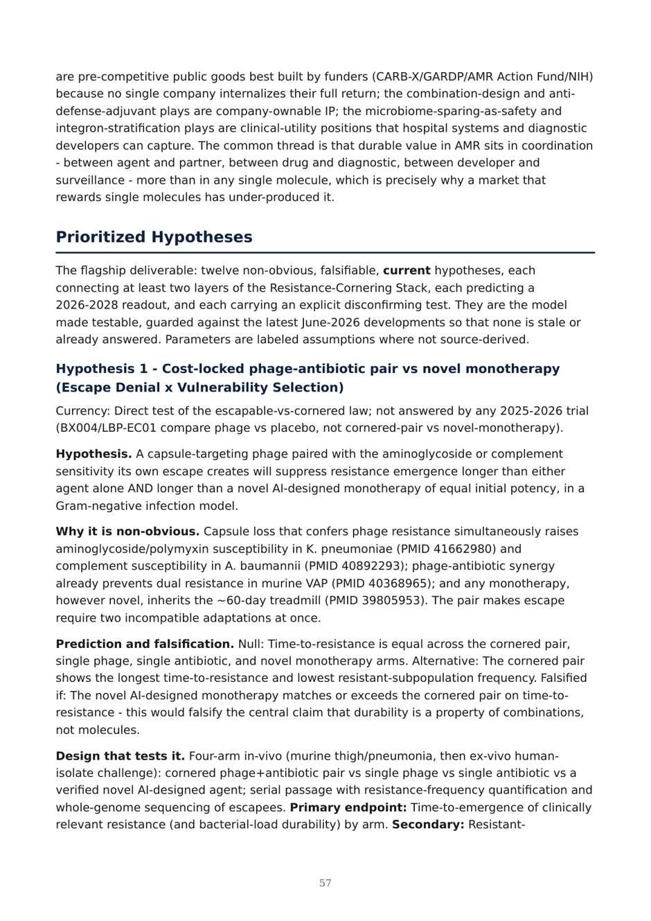Precision AMR dossier — page 57