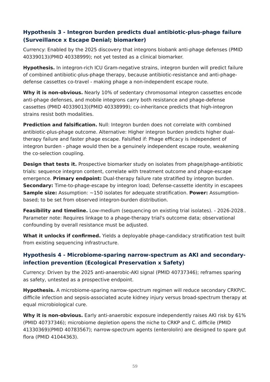 Precision AMR dossier — page 59