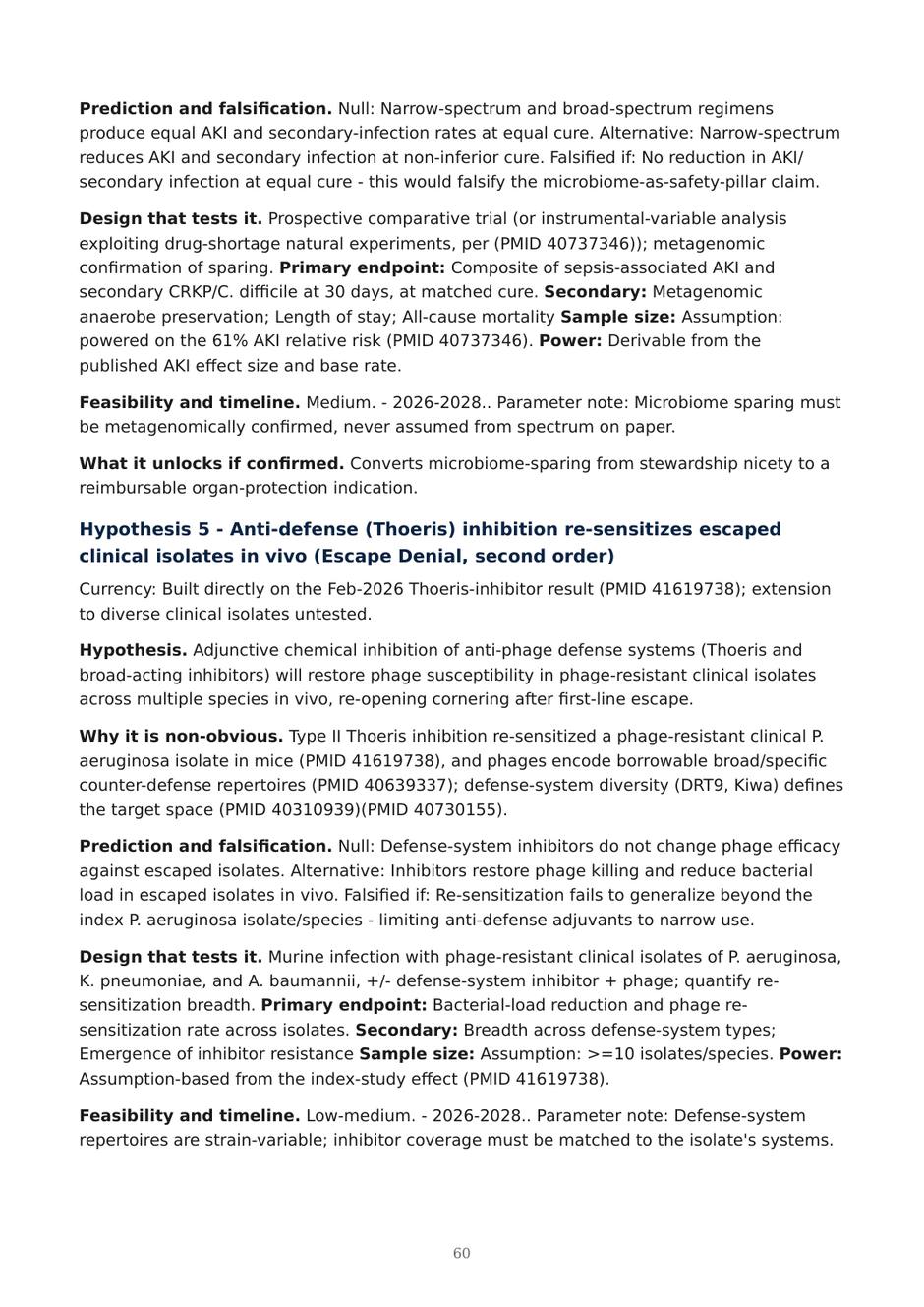 Precision AMR dossier — page 60