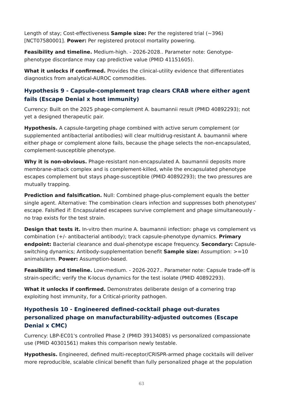 Precision AMR dossier — page 63