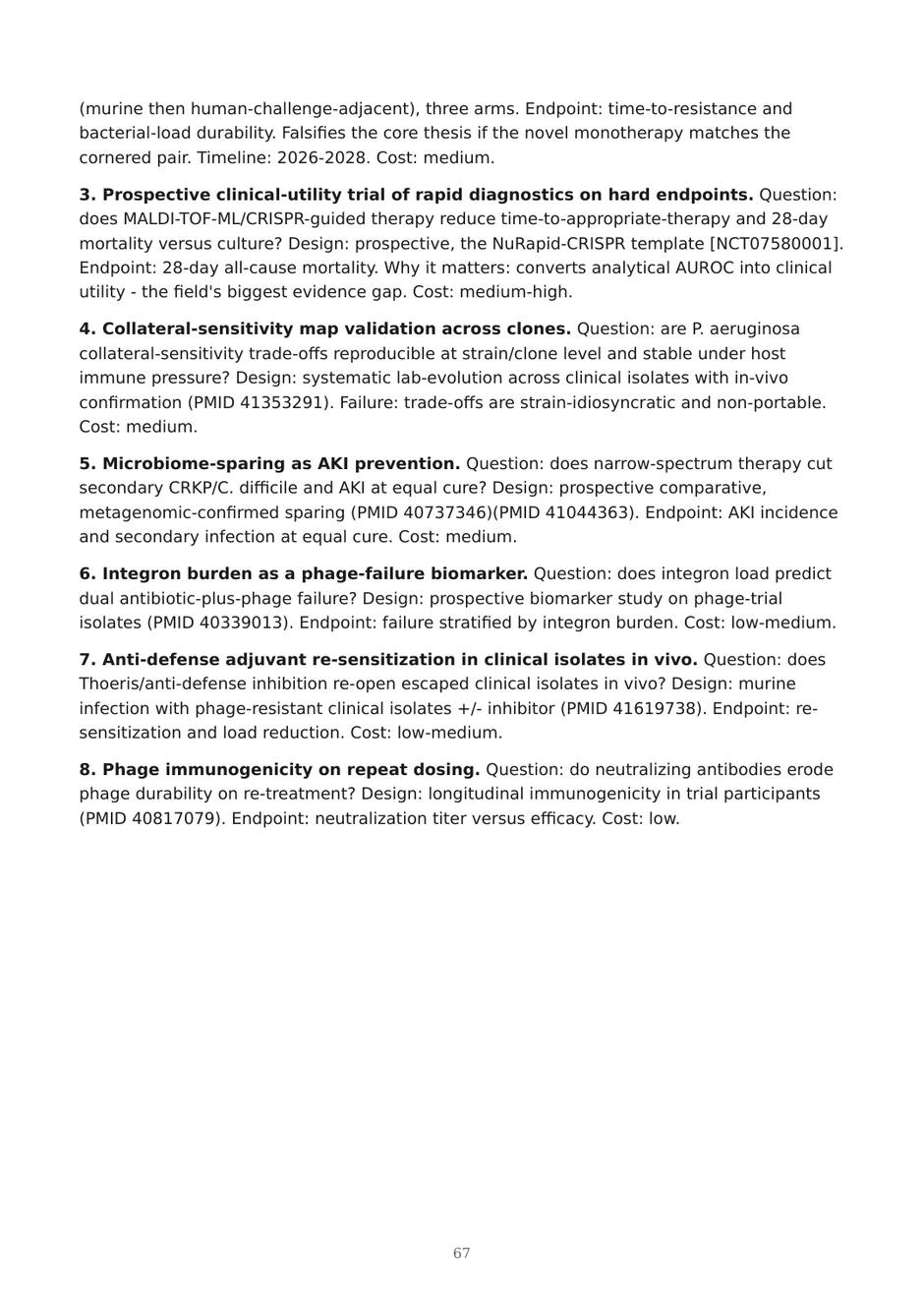Precision AMR dossier — page 67