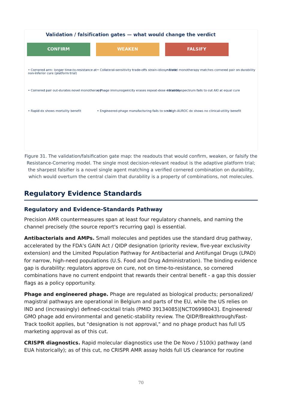 Precision AMR dossier — page 70