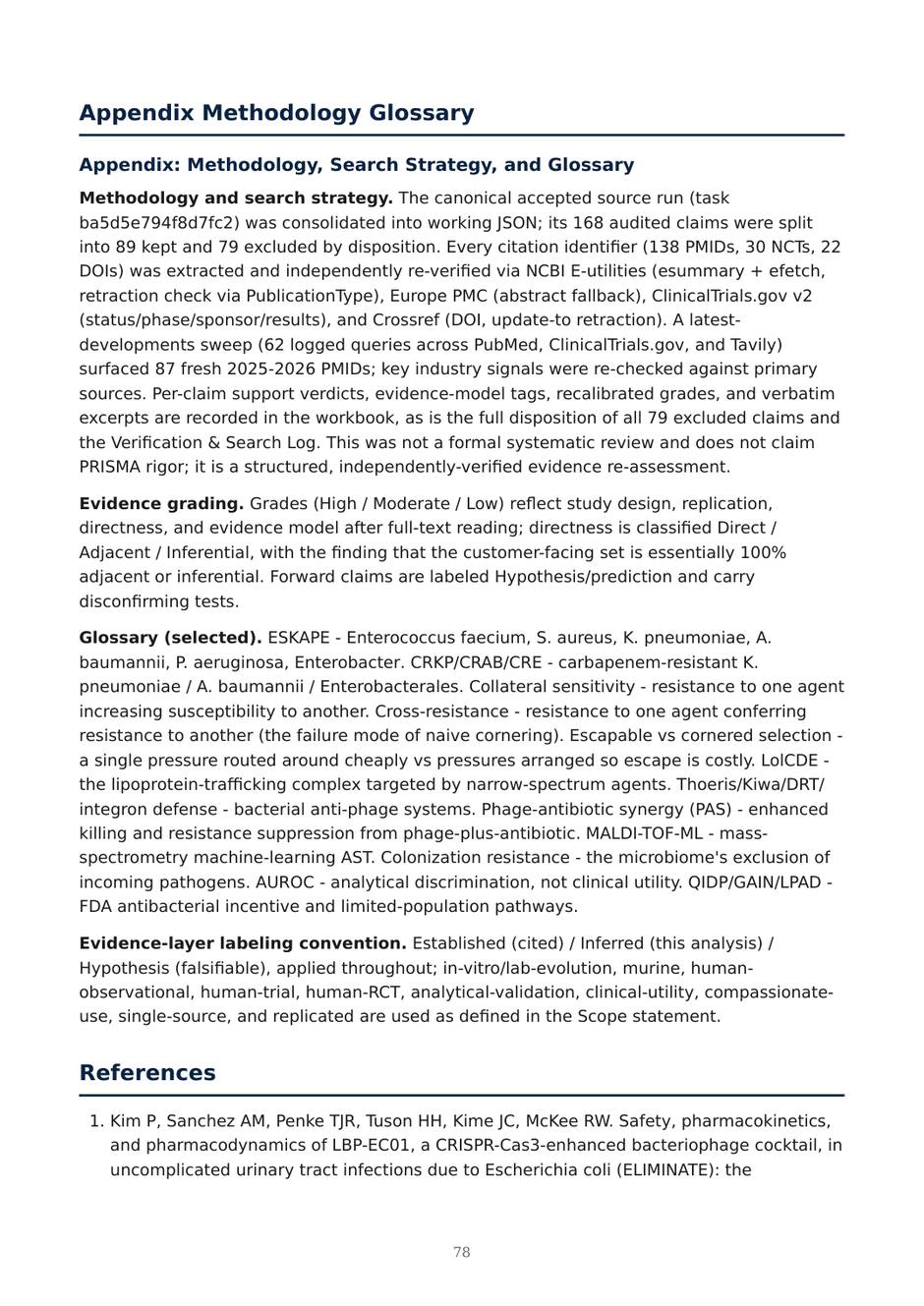 Precision AMR dossier — page 78