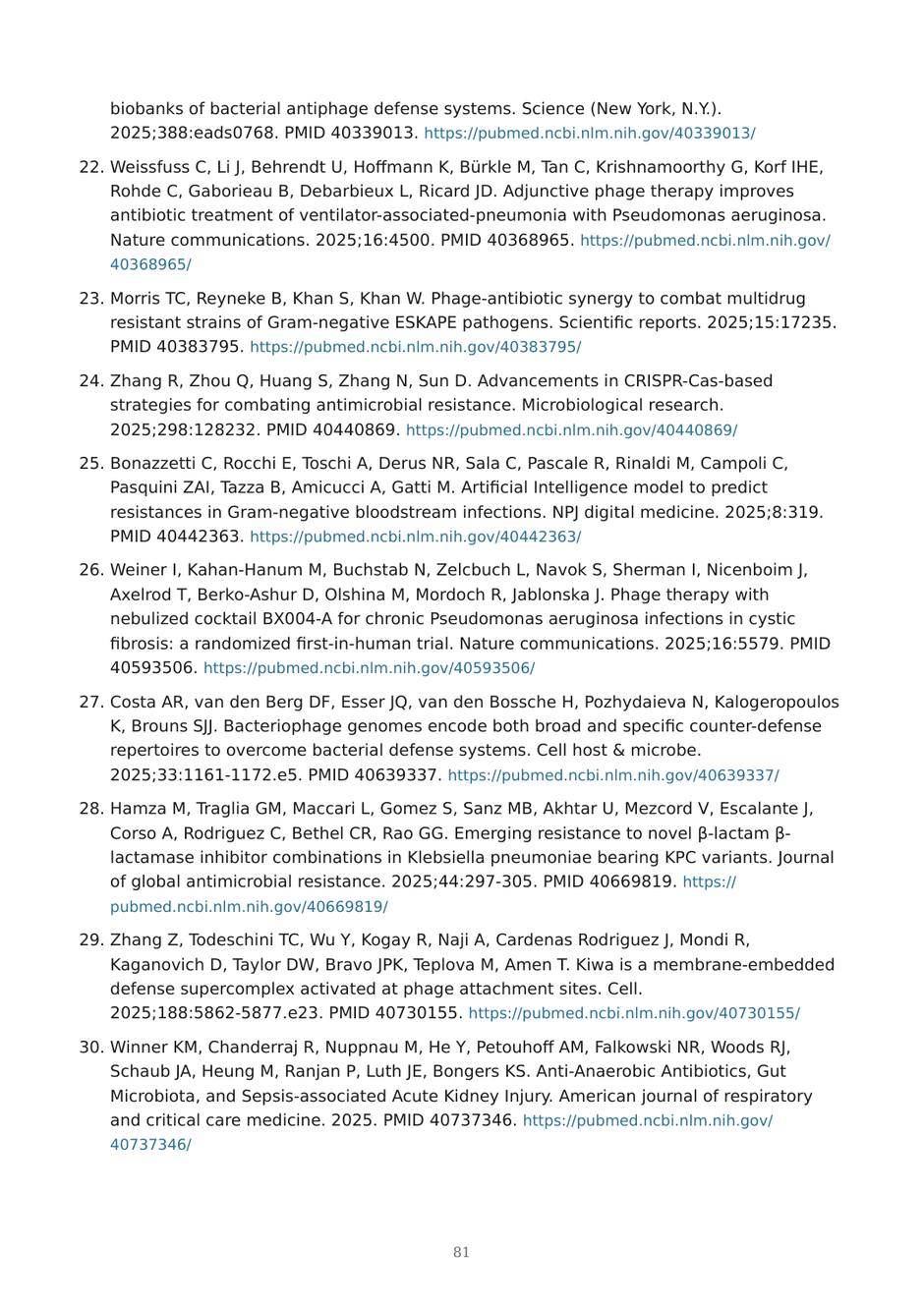 Precision AMR dossier — page 81
